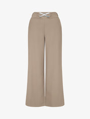 Pantalon ample à boucle style noeud - Taupe - 4