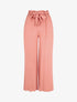Pantalon uni fluide élastiqué - Corail - 4