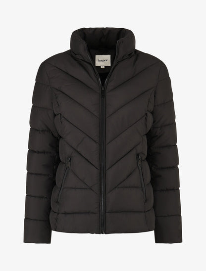 Doudoune à fourrure synthétique - Noir - 4