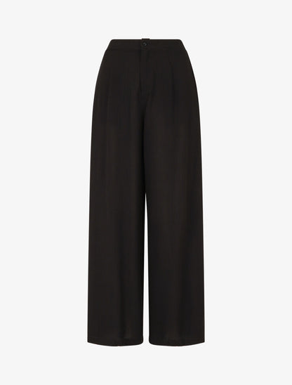 Ensemble top à nouer et pantalon - Noir - 4