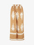 Pantalon droit imprimé ikat - Camel - 1
