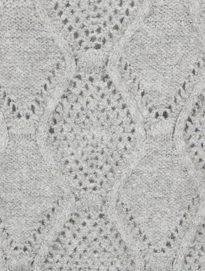 Pull duveteux oversize - Gris - 3