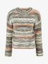 Pull coloré à manches à revers - Gris - 1