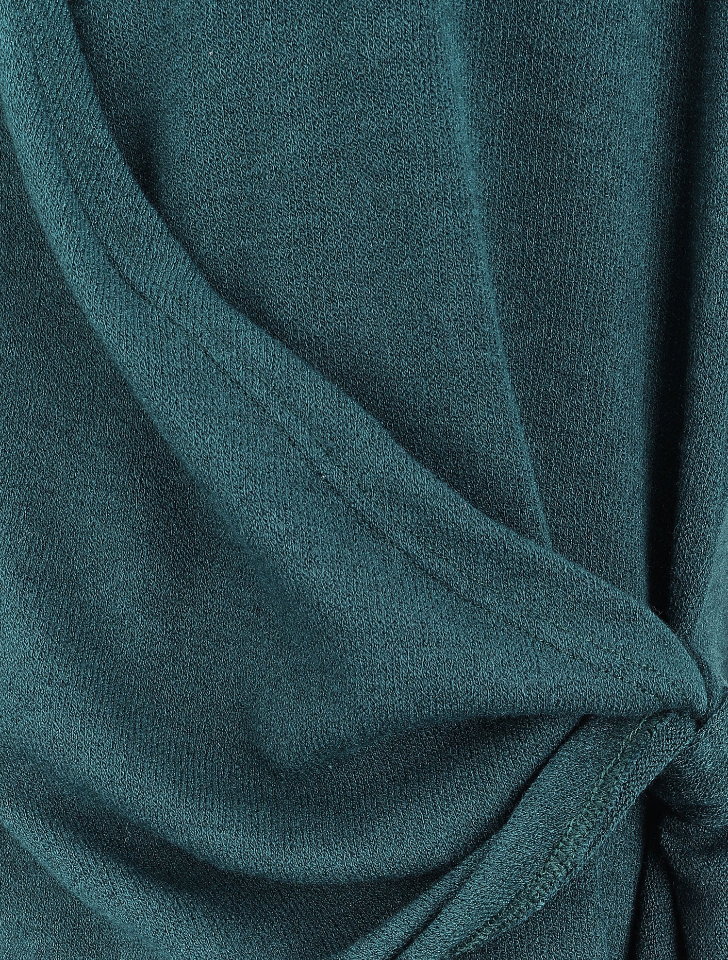 Pull cache-coeur à manches retroussables - Vert - 3