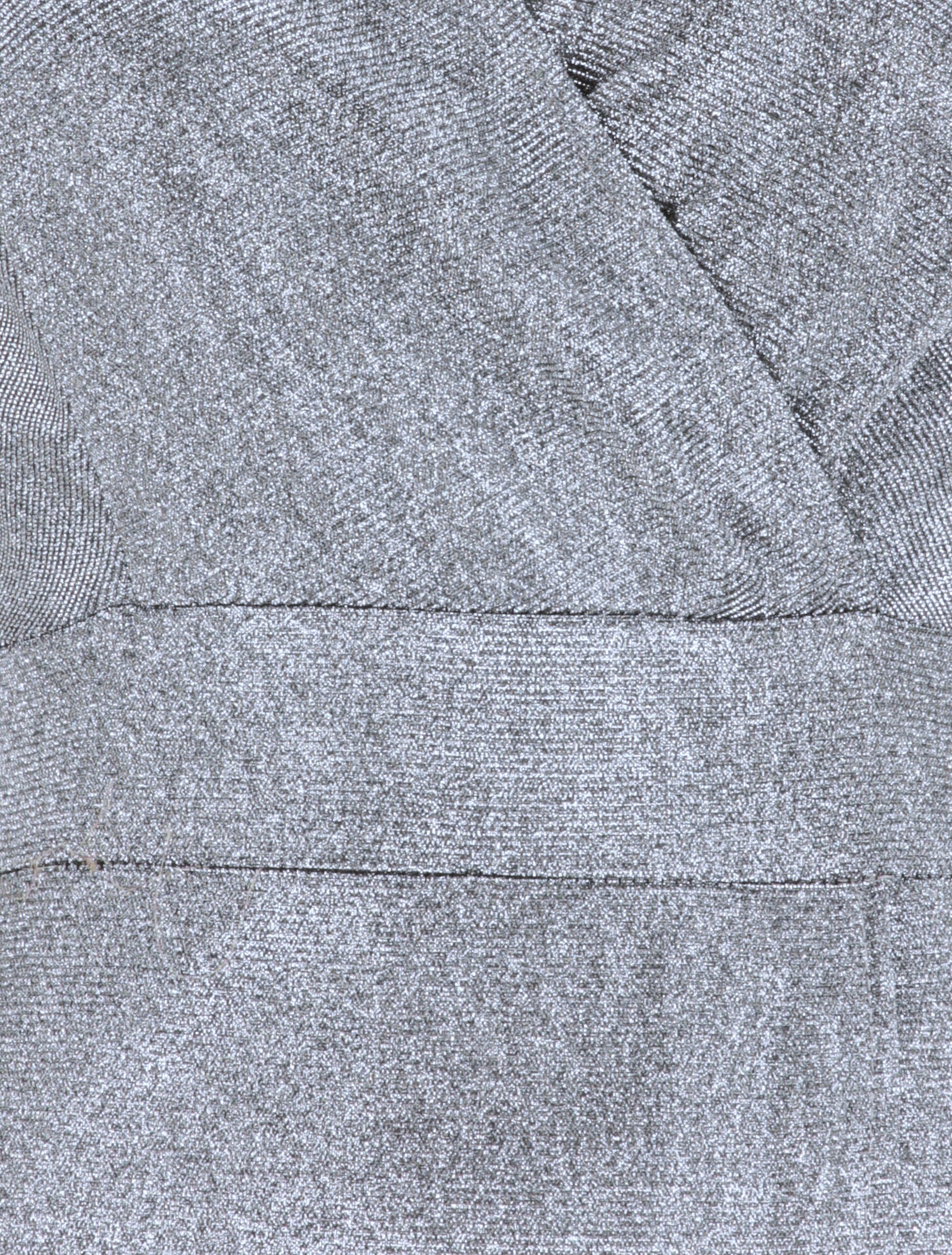 Robe longue empire à paillettes - Argent - 3