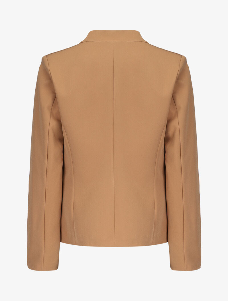 Blazer casual ouvert - Camel - 2
