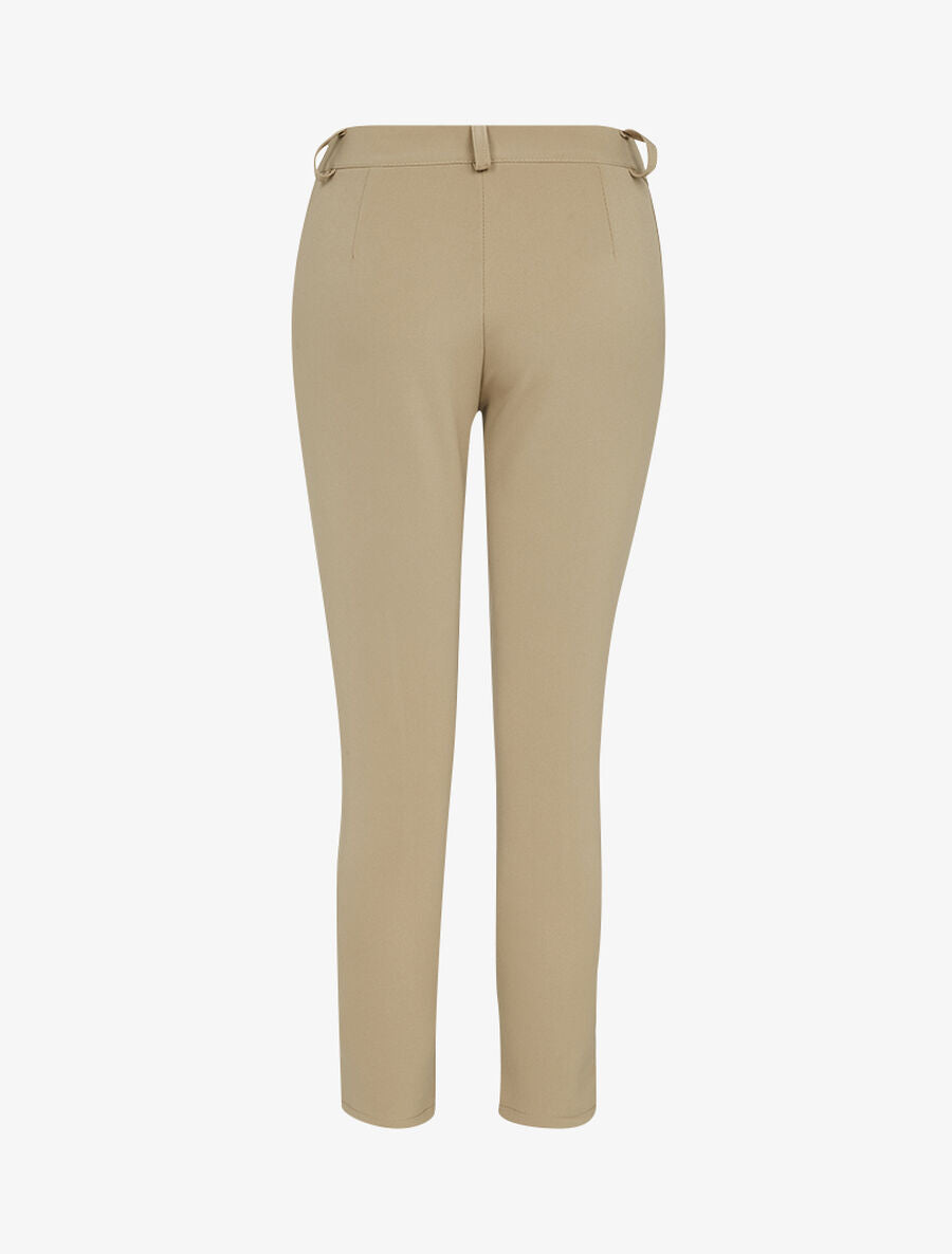 Pantalon 7/8 uni - Beige - 2