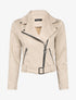 Perfecto en suédine à poches zippées décoratives - Beige - 1