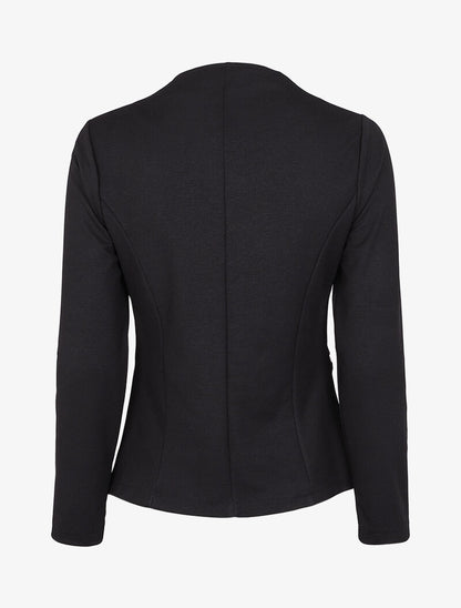 Veste à pans biseautés coupe ajustée - Noir - 2