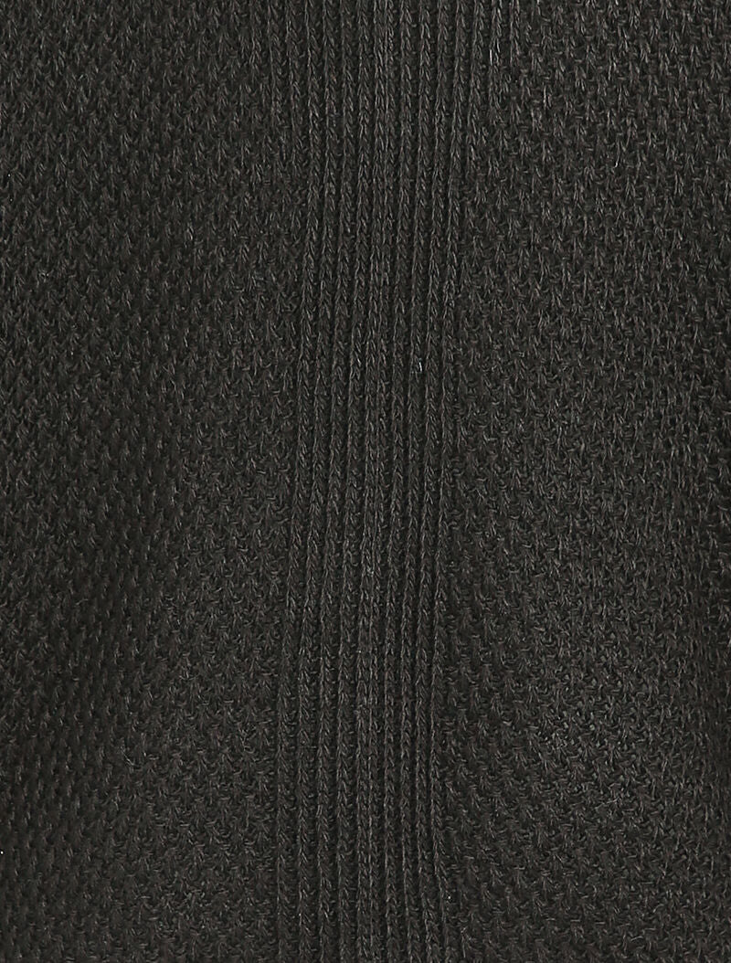Gilet ouvert oversize à manches dolman - Noir - 3