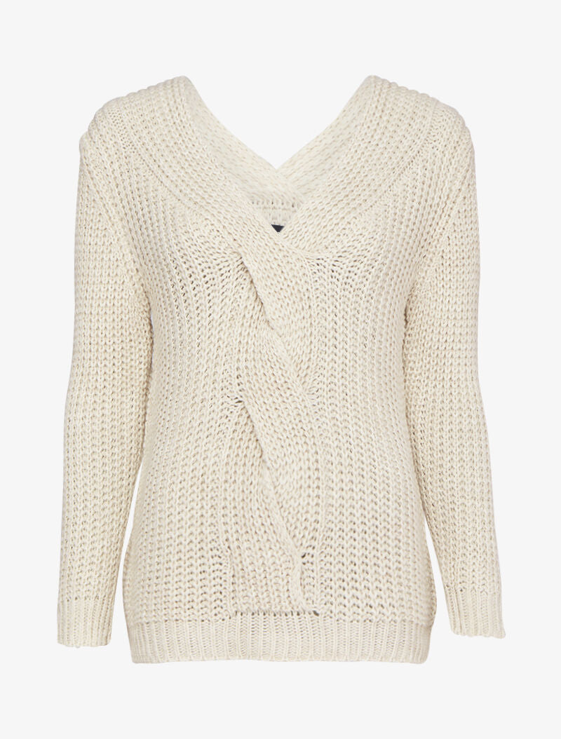 Pull en maille épaisse à détail tressé à l&