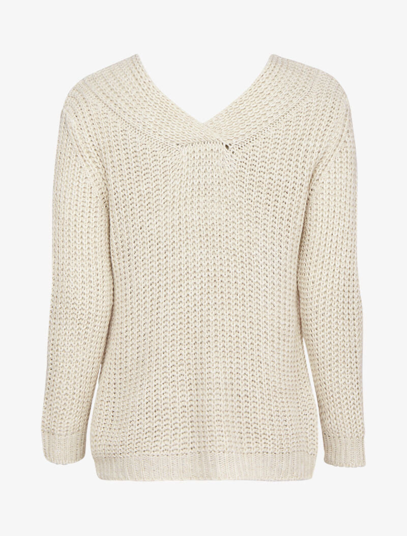 Pull en maille épaisse à détail tressé à l&