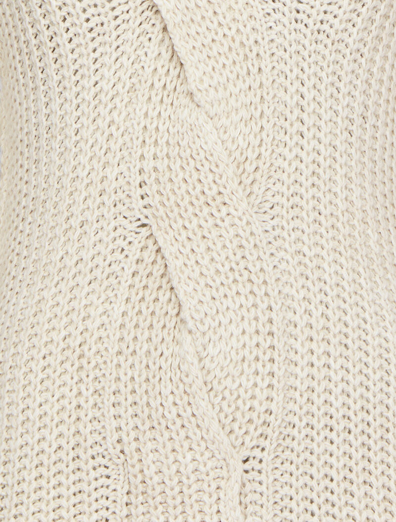Pull en maille épaisse à détail tressé à l&