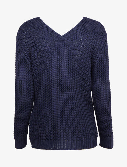 Pull en maille épaisse à détail tressé à l&