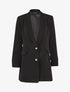 Veste blazer oversize - Noir - 1