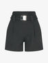 Short casual à taille haute - Noir - 1