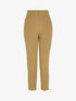 Pantalon 7/8 fluide coupe carotte - Camel - 1