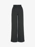 Pantalon droit fluide et ajusté à jambes extra longues - Noir - 3