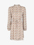 Robe bohéme à imprimé pâquerettes - Beige - 1