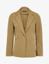 Veste fluide à poches plaquées et épaulettes - Camel - 1