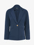 Veste fluide à poches plaquées et épaulettes - Marine - 3