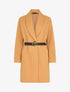 Manteau mi-long à un bouton - Beige foncé - 4