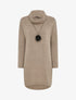 Robe pull à col roulé lâche - Taupe - 4