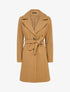 Manteau mi-long ceinturé - Camel - 1