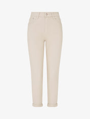 Jean mom taille haute - Beige - 1