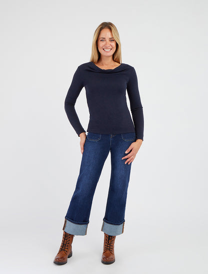 Jean à 4 poches coupe droite - Bleu - 8