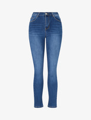 Jean délavé coupe skinny - Bleu - 1