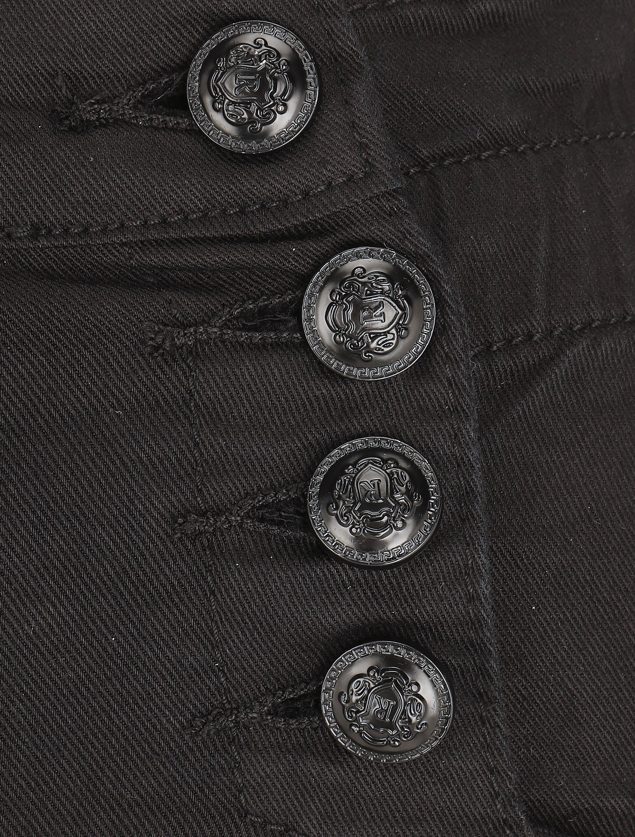 Short uni à taille élastiquée - Noir - 3