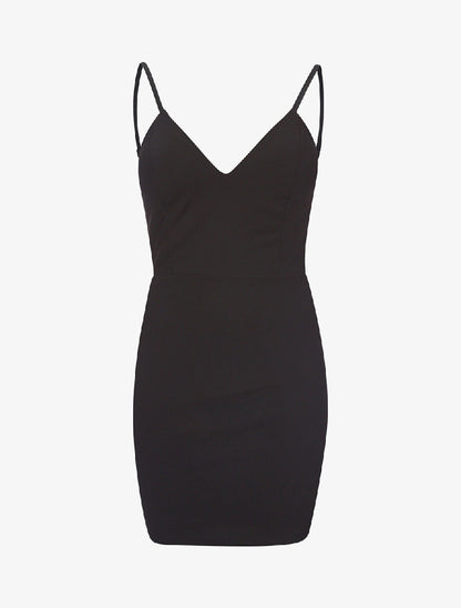 Robe dos nu - noir - 3
