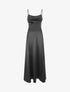 Robe de soirée longue évasée - Noir - 1