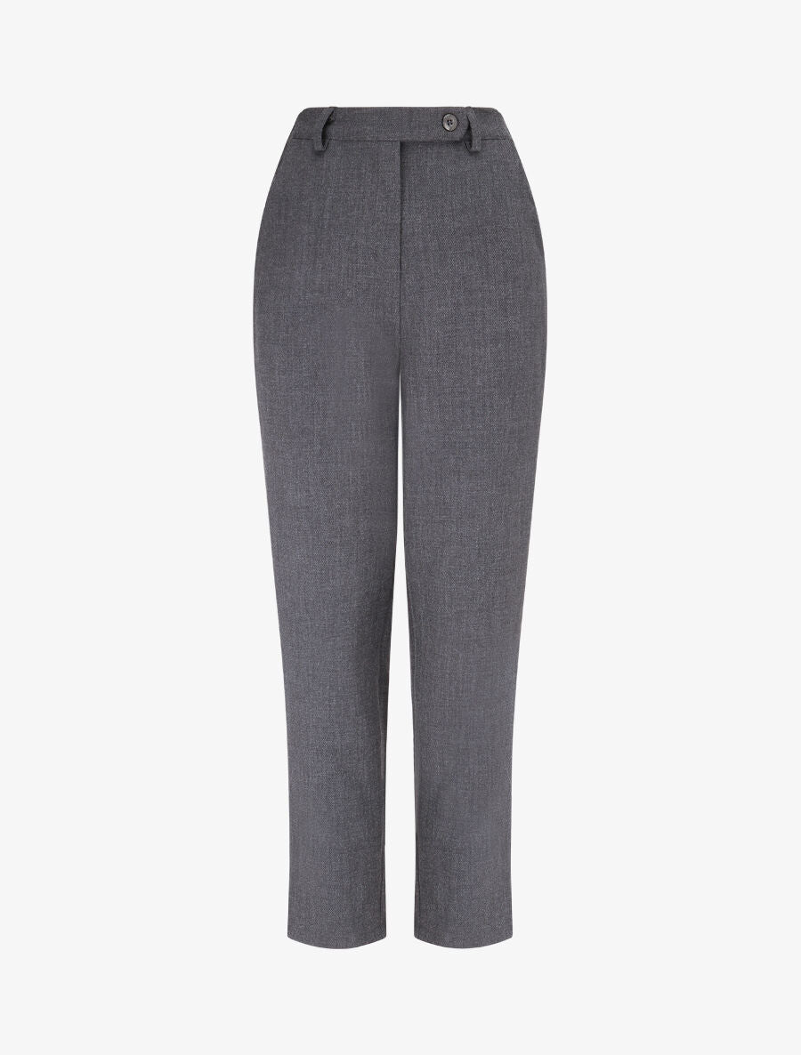 Pantalon droit chiné - Anthracite - 4