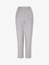 Pantalon droit chiné - Gris - 1