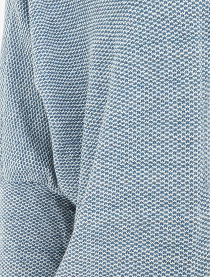 Gilet long à manches longues - Bleu canard - 3