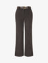 Pantalon épais uni coupe droite - Anthracite - 1