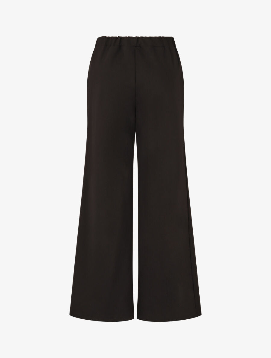 Pantalon long épais coupe ample - Noir - 2