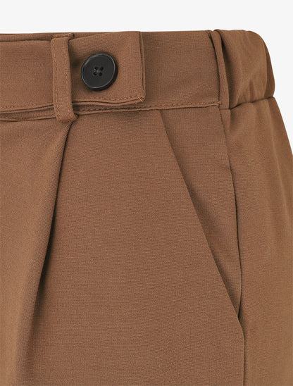 Pantalon long épais coupe ample - Marron - 3