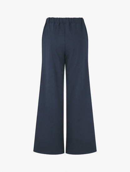 Pantalon long épais coupe ample - Marine - 2