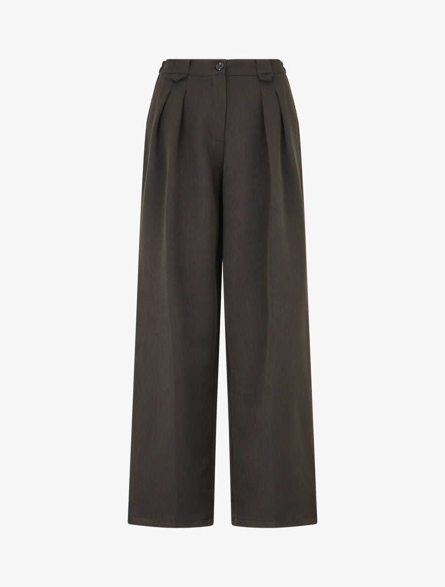 Pantalon ample à taille élastiquée - Anthracite - 4