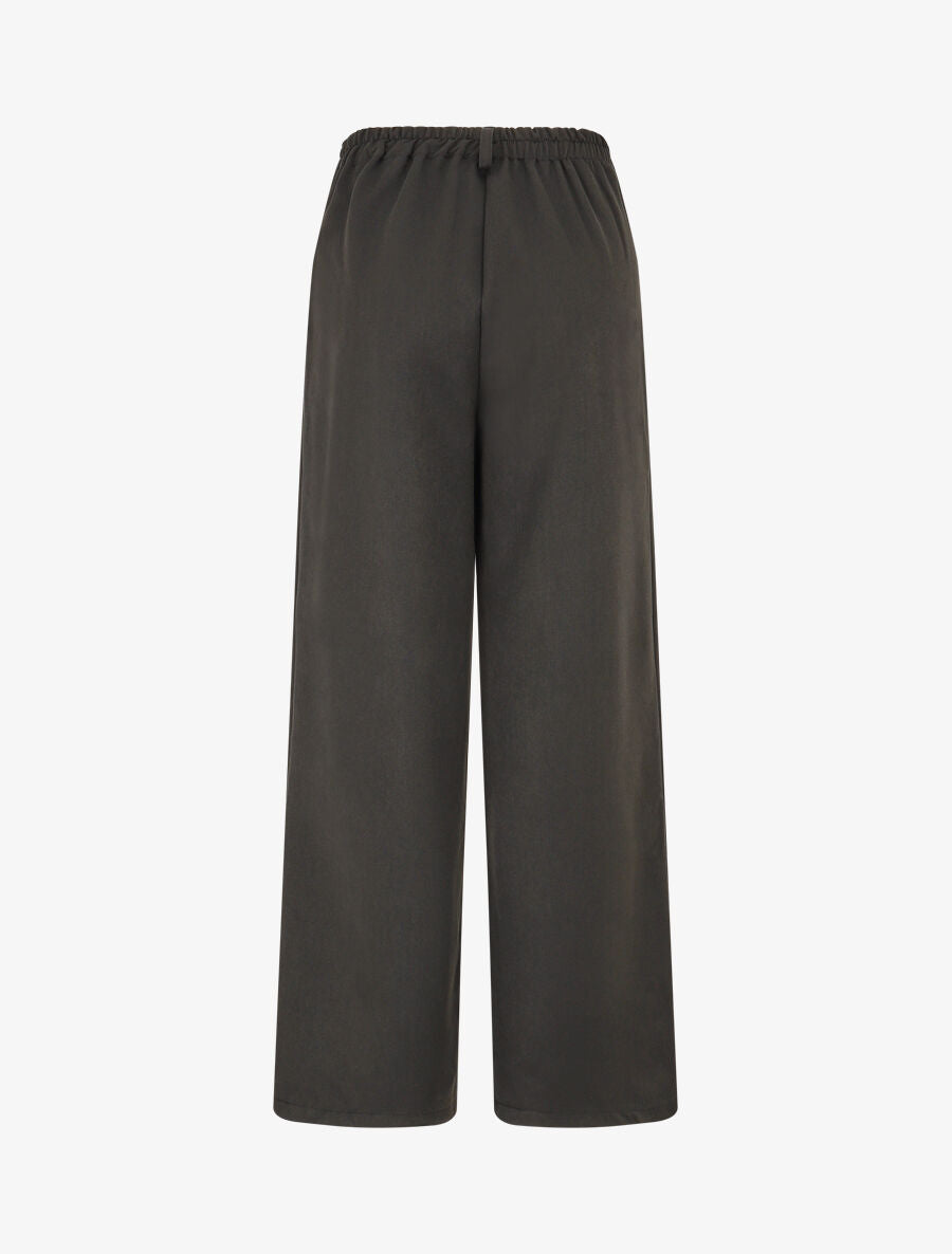 Pantalon ample à taille élastiquée - Anthracite - 2