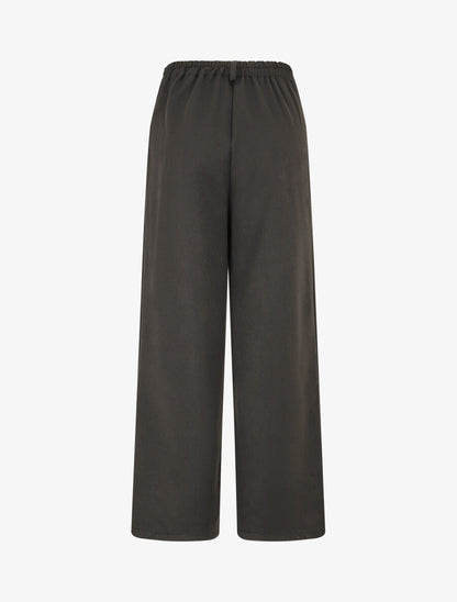 Pantalon ample à taille élastiquée - Anthracite - 2
