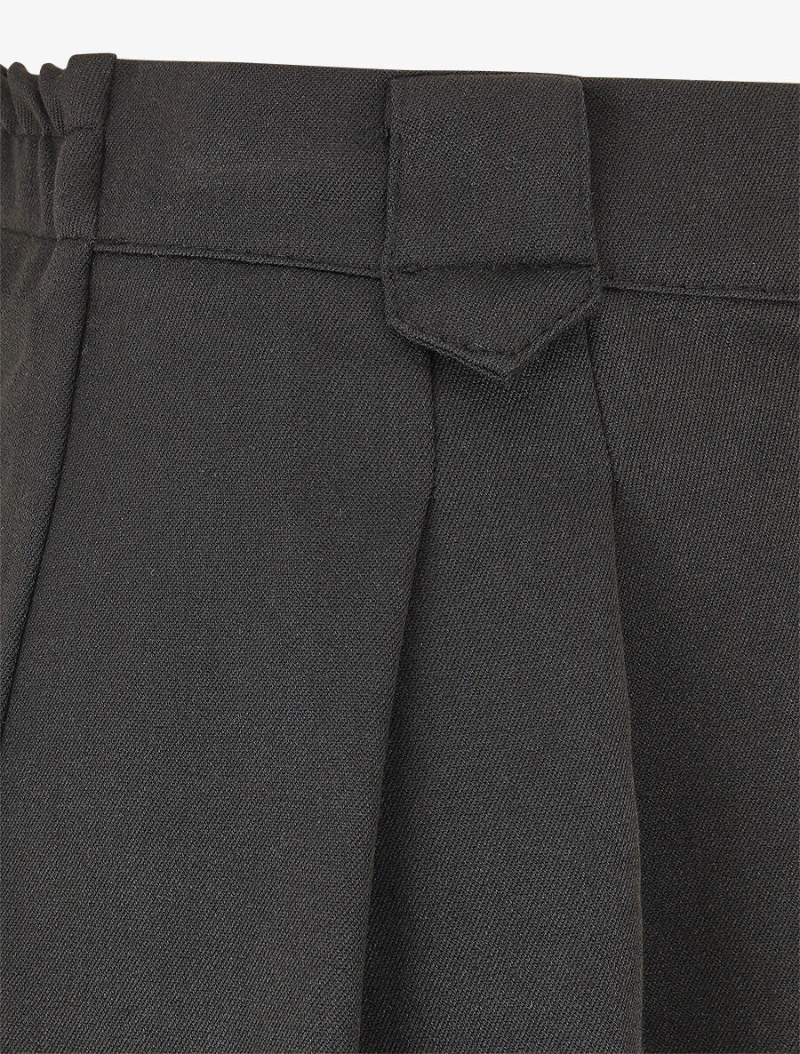 Pantalon ample à taille élastiquée - Anthracite - 3