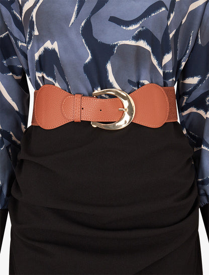 Robe moulante à buste imprimé graphique - Marine - 3