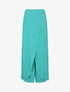 Pantalon fluide à double pans - Turquoise - 4