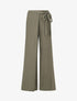 Pantalon texturé à pans - Kaki - 4