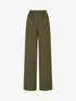 Pantalon fluide à poches stylisés - Kaki - 1