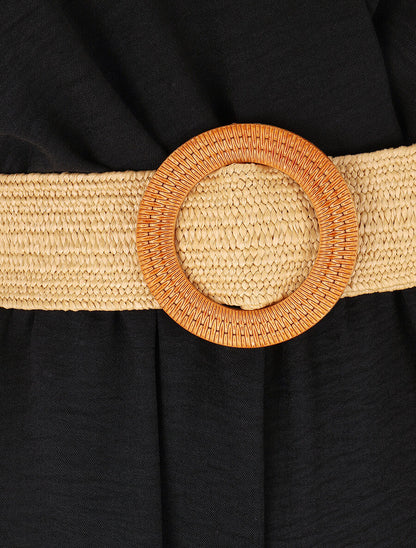 Combinaison ample col cache-coeur - Noir - 3